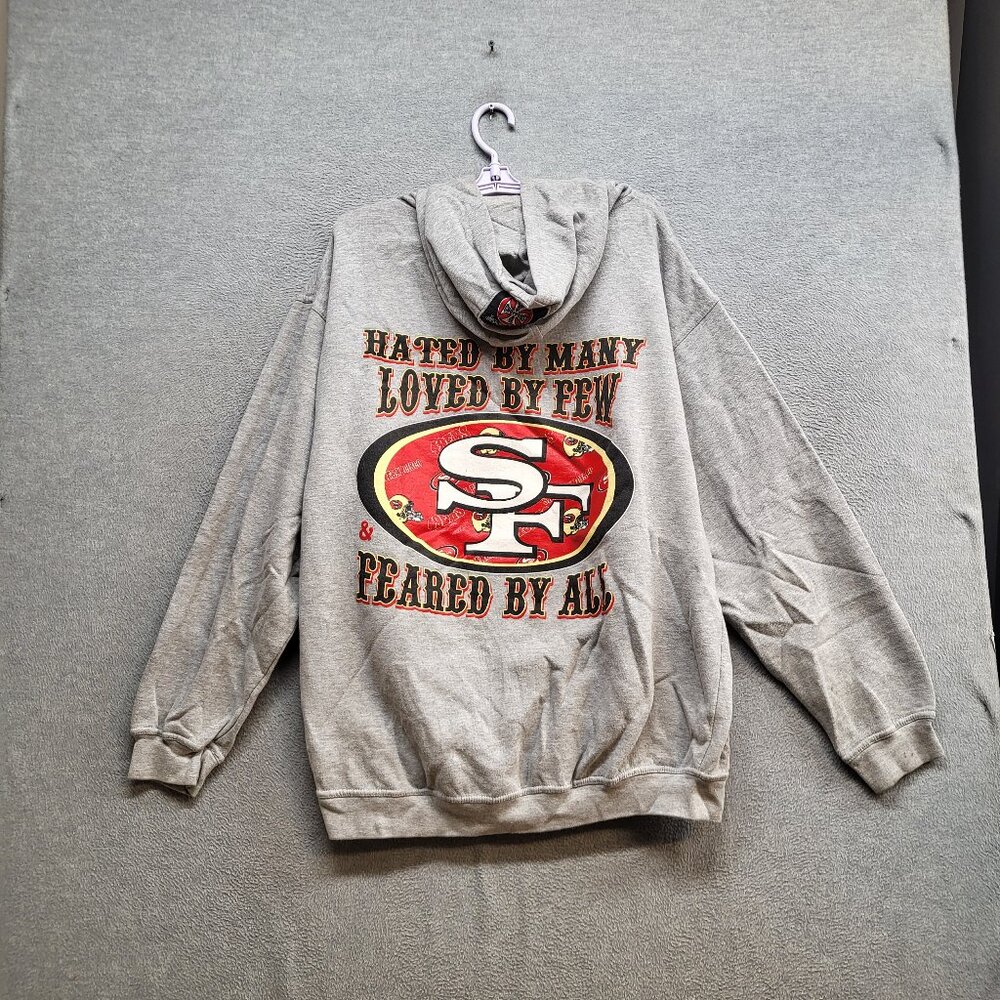 VINTAGE San Francisco 49es x West Coast‎ Choopers Jesse James Men Hoodie READ